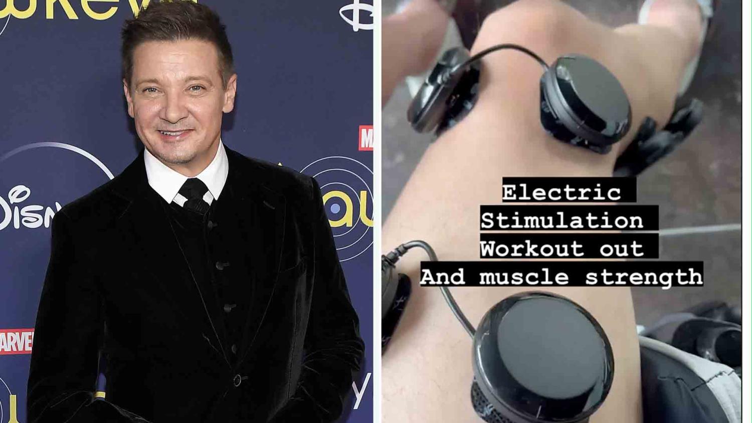Jeremy Renner Is Getting "Electric Stimulation Therapy" While On Road To Recovery After Snowplow